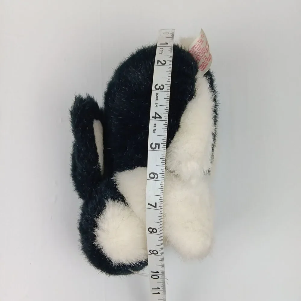 Vtg 1990 Realistic Lifelike Bunny Rabbit Plush Stuffed Animal Toy Fordlet Int